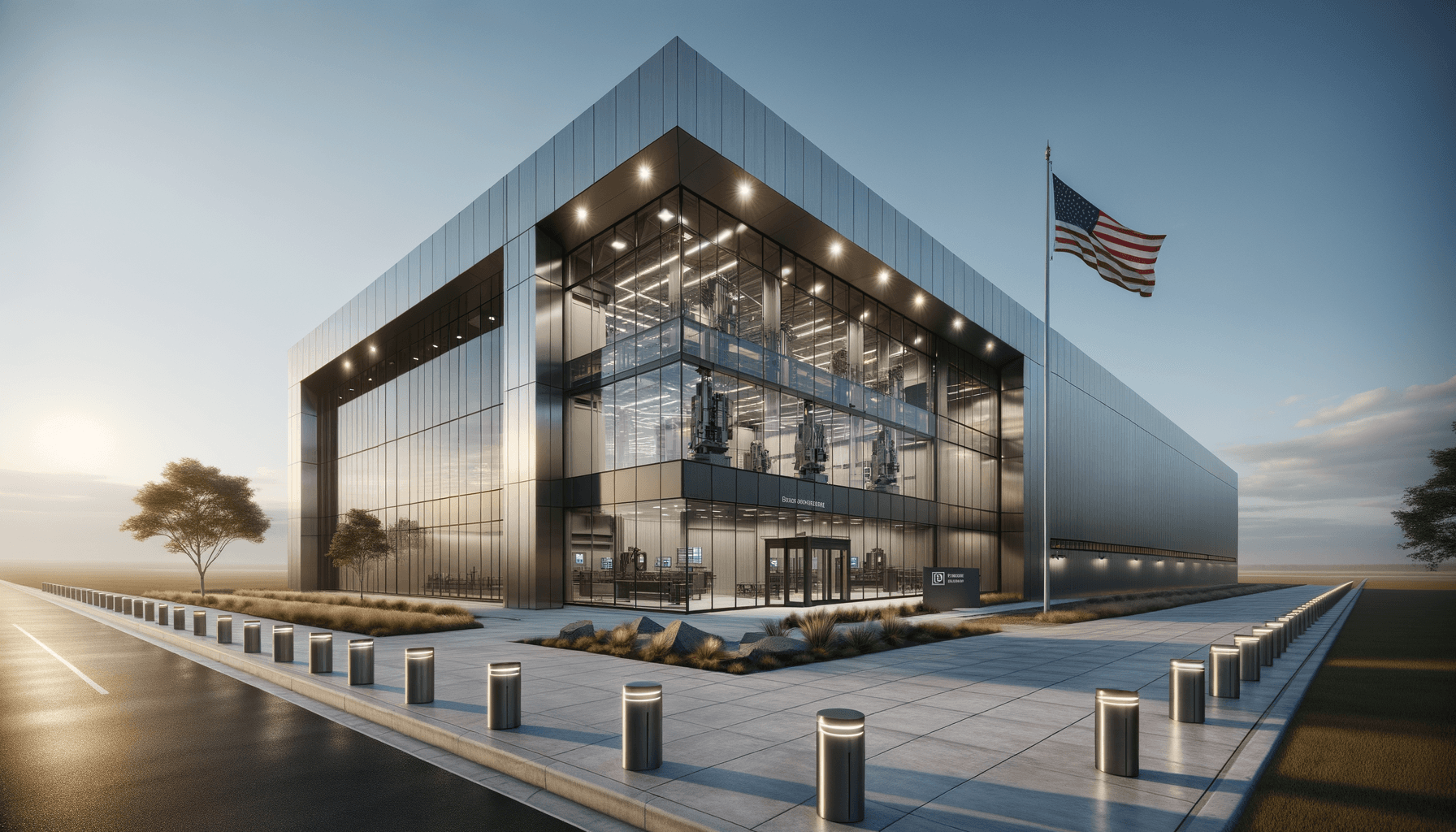 Modern MILHUB manufacturing facility